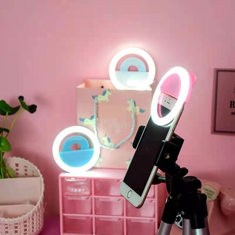 Mini Ring Light Led Recarregável