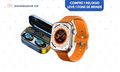 Smart Watch 8 Ultra + Fone Bluetooth Pods Pro - Compre 1 e Leve 2