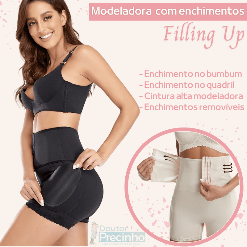 Modeladora com enchimento no quadril e bumbum - Filling Up